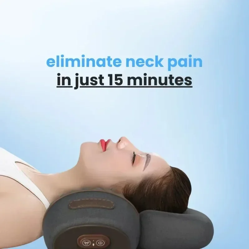 3-in-1 Neck Massager Pillow – Heat, Vibration & Support - Image 5