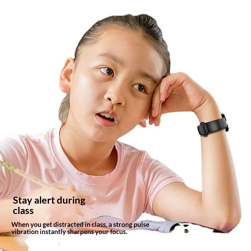 Student Alarm Clock Watch Silent Electric Shock Vibration Wake-up Pulse Bracelet - Image 5