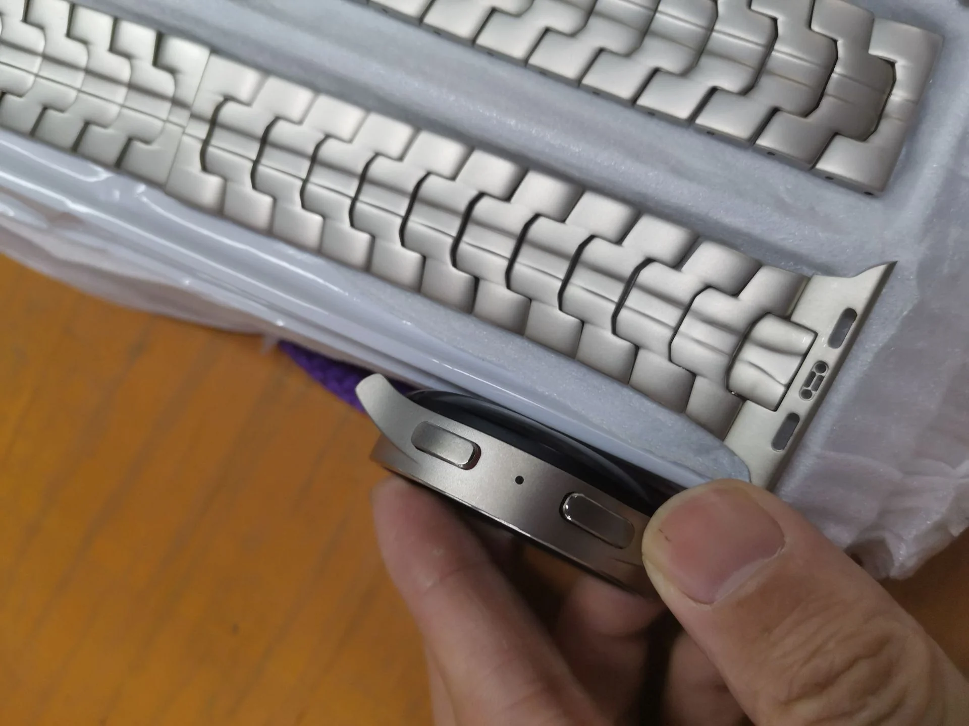 Titanium Alloy Watch Strap – Iron Man Safety Clasp Band - Image 14