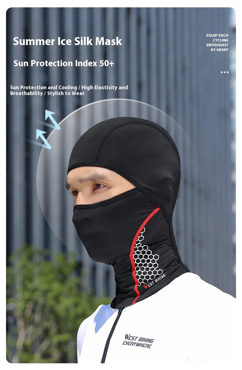 Sunscreen Riding Hat Motorcycle Ice Silk Full Face - Image 3