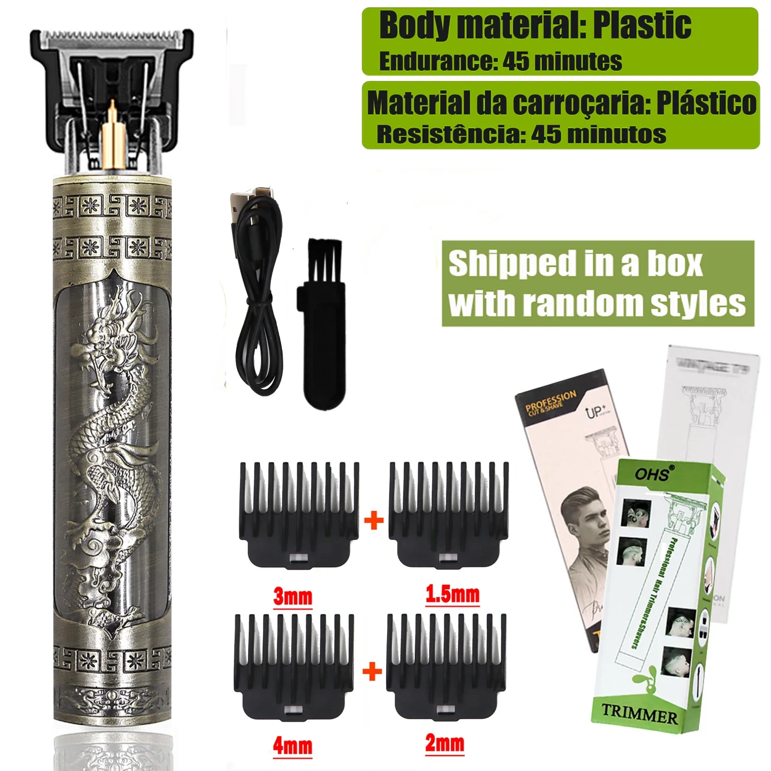 T9 Hair Clipper – 0mm Barber Trimmer for Men - Image 14