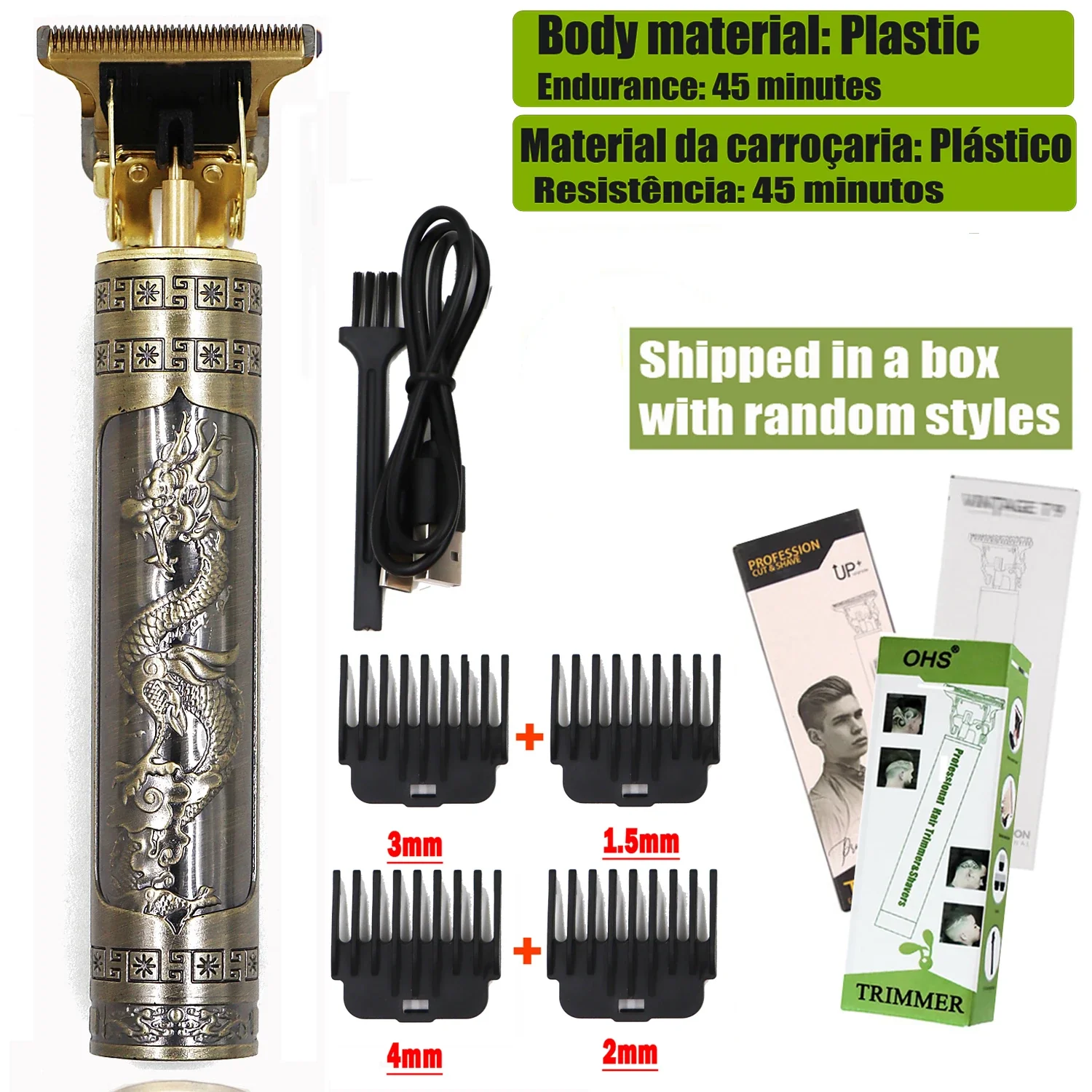 T9 Hair Clipper – 0mm Barber Trimmer for Men - Image 19