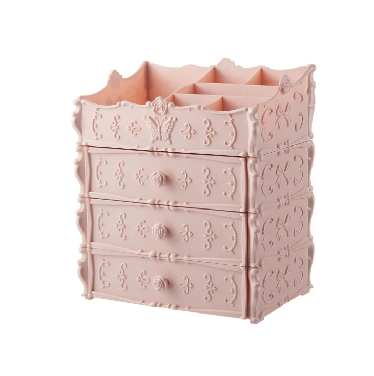 Transparent Makeup Organizer Cosmetic Storage Box Drawer Desktop Organizer Jewelry Beauty Storage Bins Lipstick Christmas Gifts - Image 6