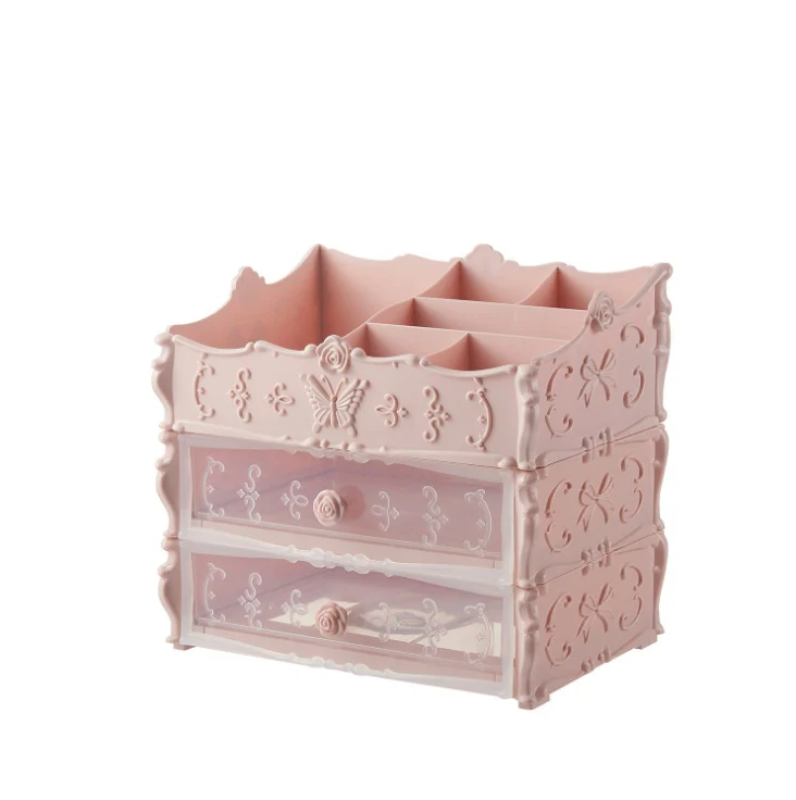 Transparent Makeup Organizer Cosmetic Storage Box Drawer Desktop Organizer Jewelry Beauty Storage Bins Lipstick Christmas Gifts - Image 7