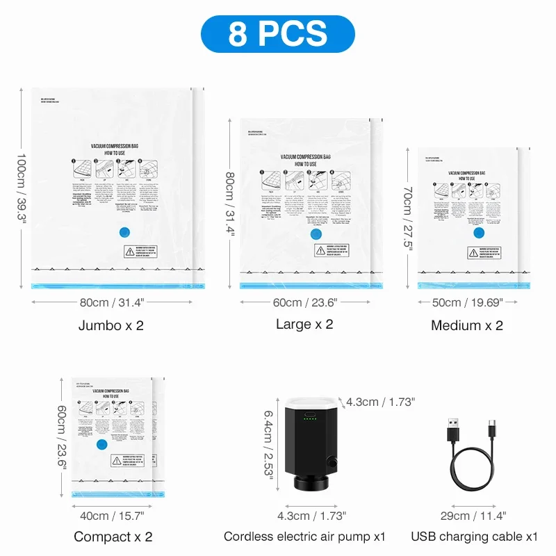 Vacuum Storage Bags Set - Image 17