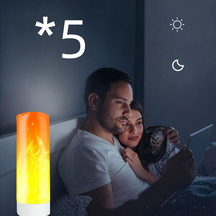 USB Atmosphere Light LED Flame Flashing Candle Lights - Image 11