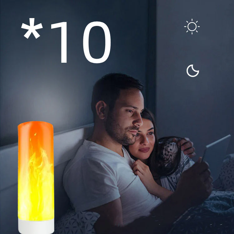 USB Atmosphere Light LED Flame Flashing Candle Lights - Image 12