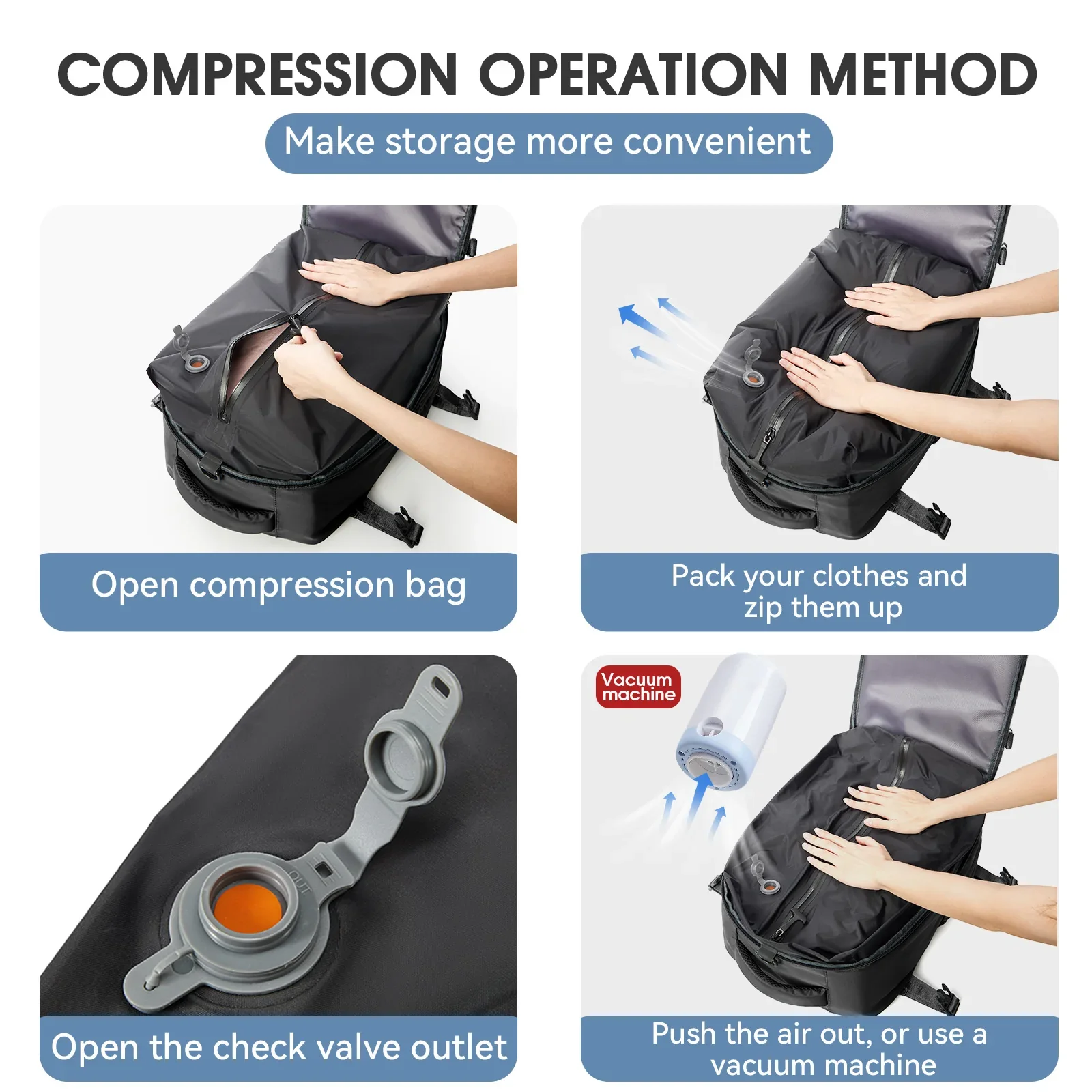 Expandable Travel Backpack - Image 2