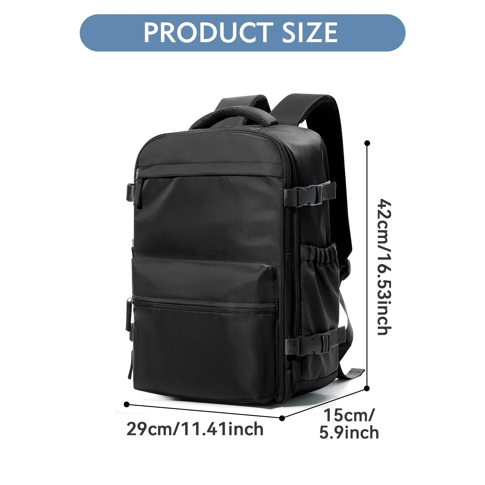 Expandable Travel Backpack - Image 3